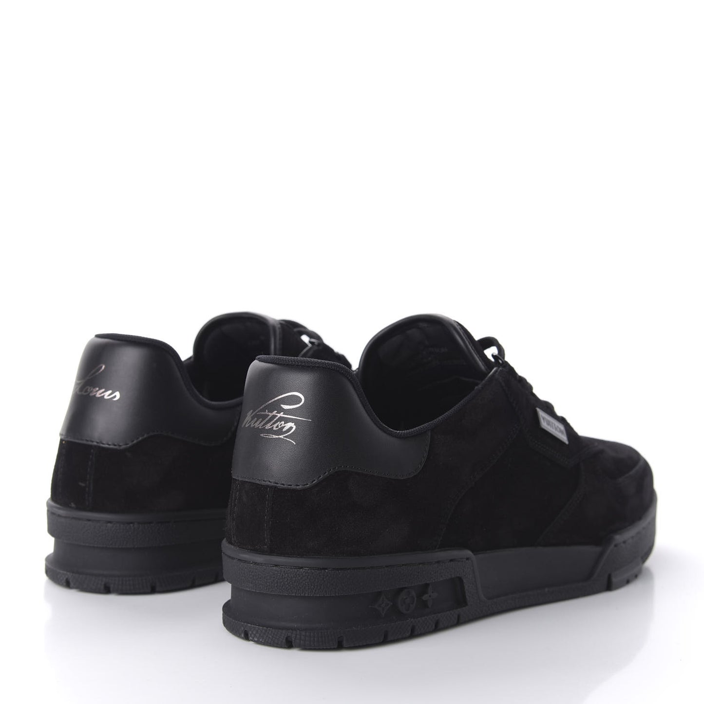 Suede Uniform Sneakers 8.5 Black