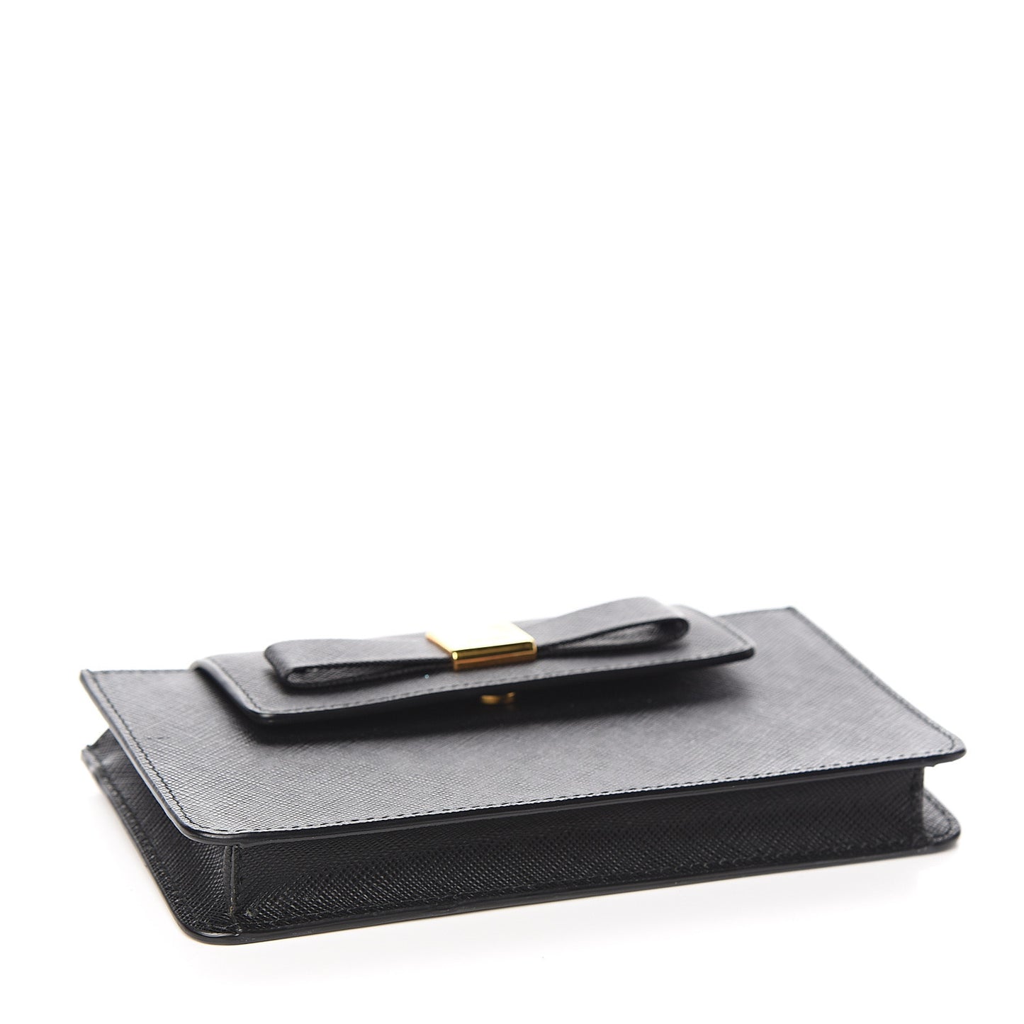 Saffiano Clutch Black