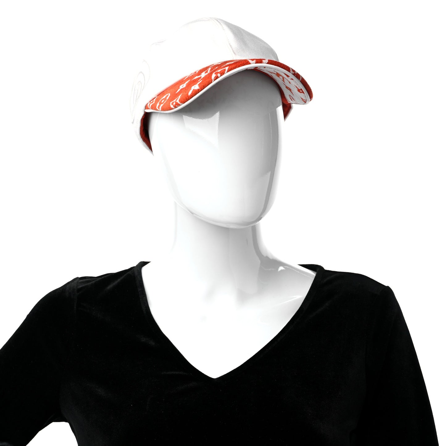 Cotton Jacquard Weave LV Match Cap M Terracotta