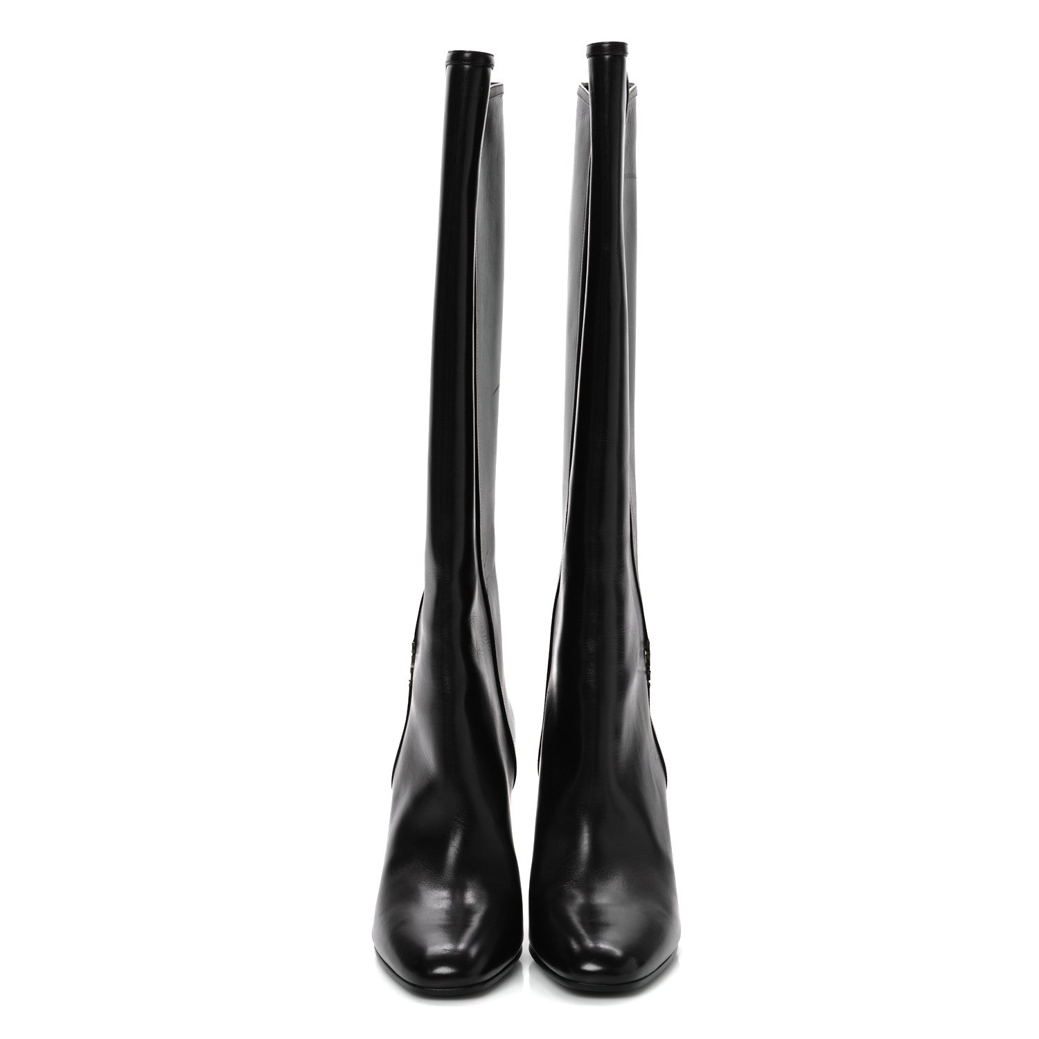 Saint Laurent Jane 90 Knee High Boots 41 Mocaccino 2 of 9