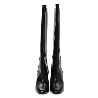 Saint Laurent Jane 90 Knee High Boots 41 Mocaccino 2 of 9