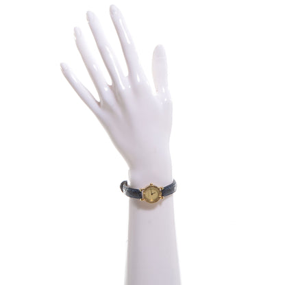Tiffany 18K Yellow Gold Alligator 24mm Atlas Quartz Watch Gold 2 of 8