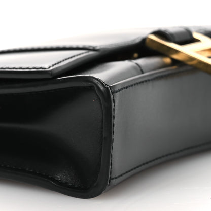 Balenciaga Shiny Box Calfskin Hourglass Chain Bag Black 10 of 11