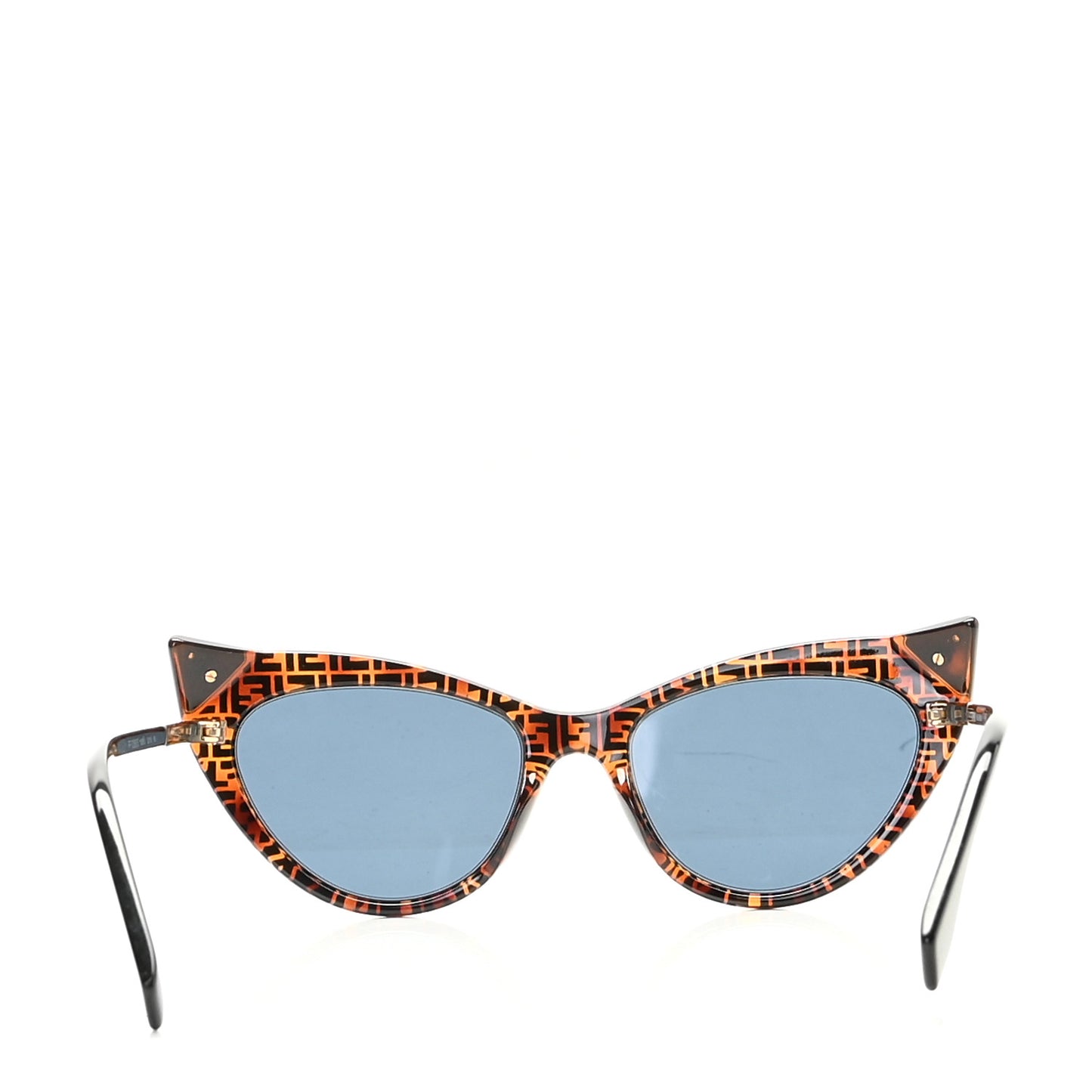 Acetate Metal FF Cat Eye Sunglasses FF 0356/S Havana