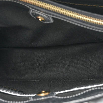 Burberry Metallic Grainy Calfskin House Check Medium Banner Tote Silver 7 of 14