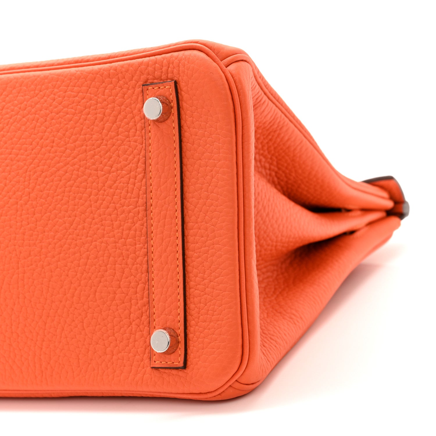 Hermes Taurillon Clemence Birkin 30 Feu 10 of 11