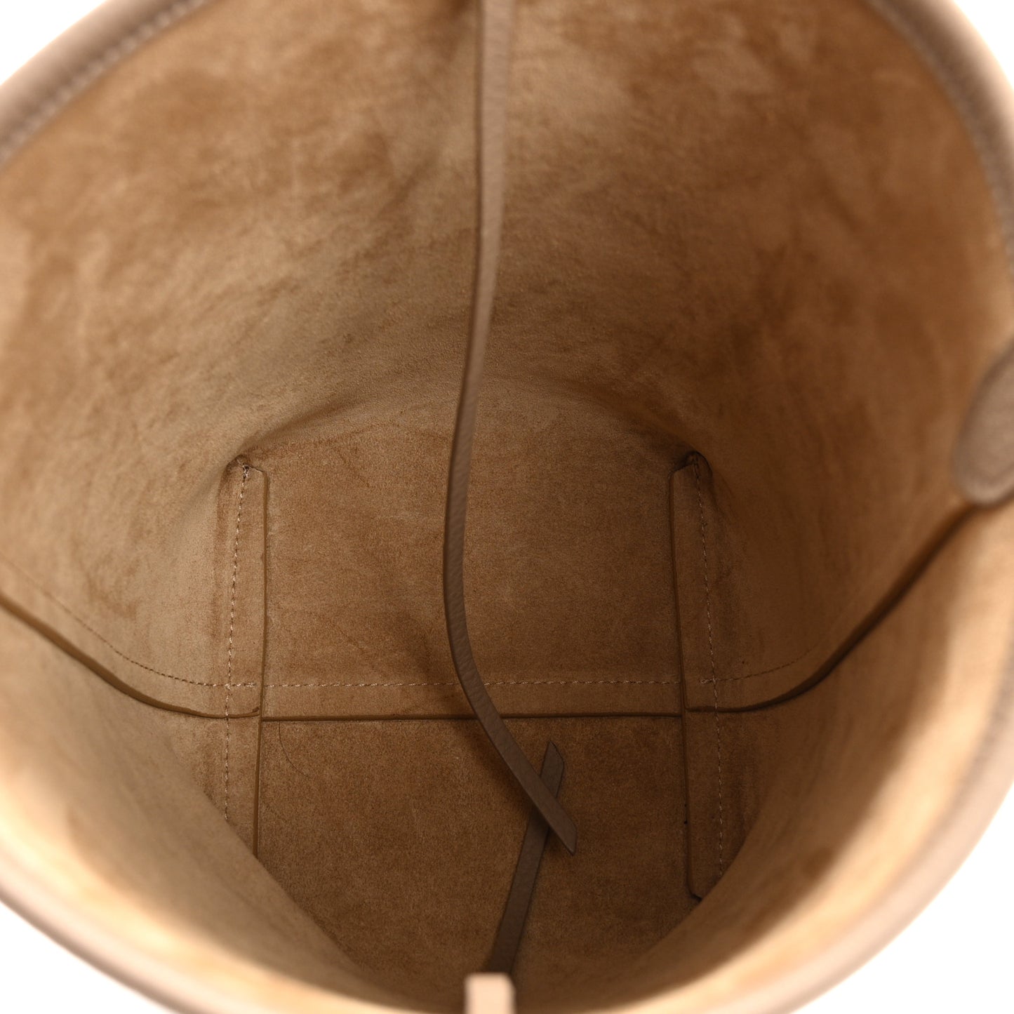 Grained Calfskin Small N/S Park Tote Dark Taupe