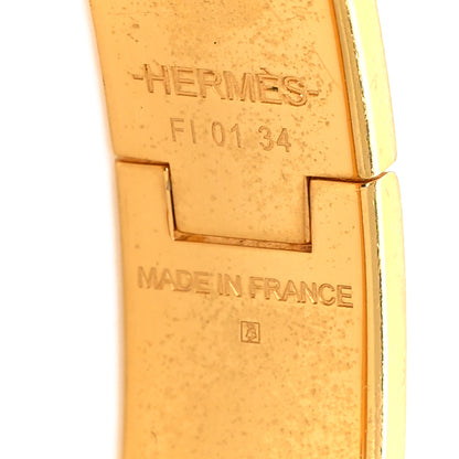 Hermes Enamel Narrow Clic Clac H Bracelet PM Craie 5 of 5