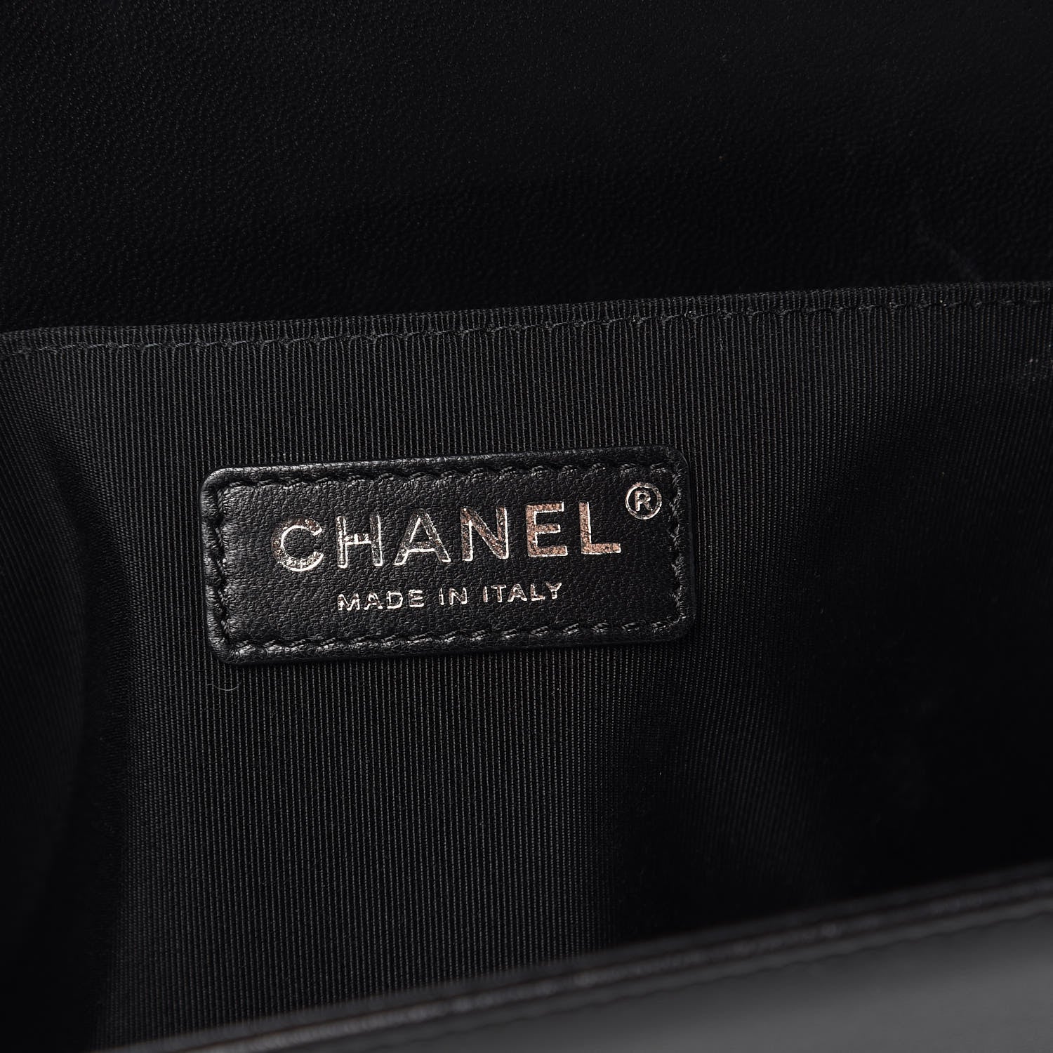 Chanel Lambskin Quilted Medium Boy Flap Black 6 of 12