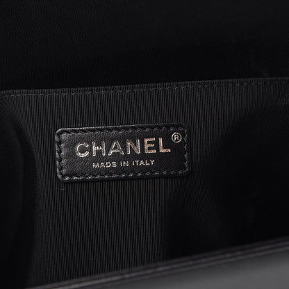Chanel Lambskin Quilted Medium Boy Flap Black 6 of 12