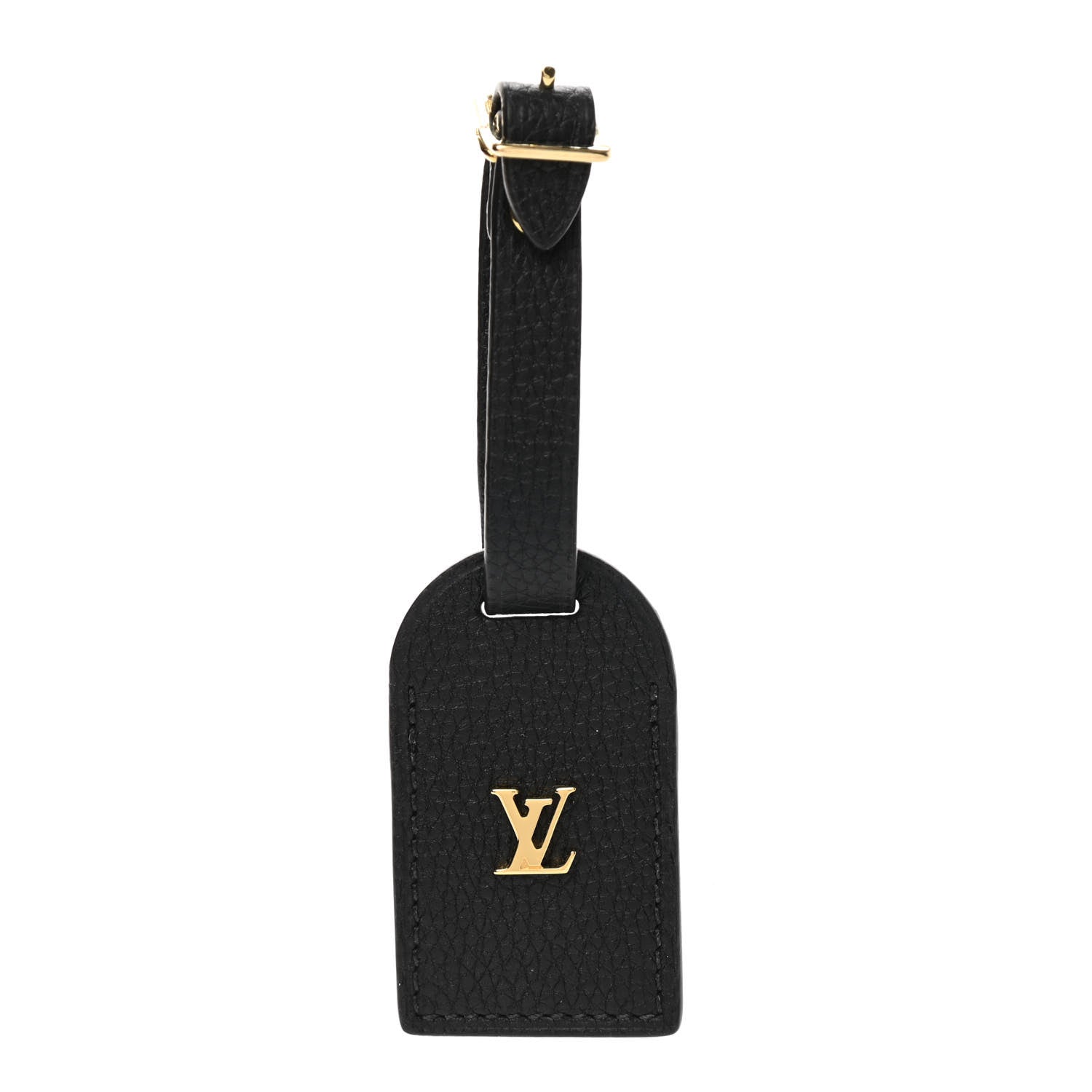 Louis Vuitton Taurillon City Steamer Luggage Tag Black 1 of 4