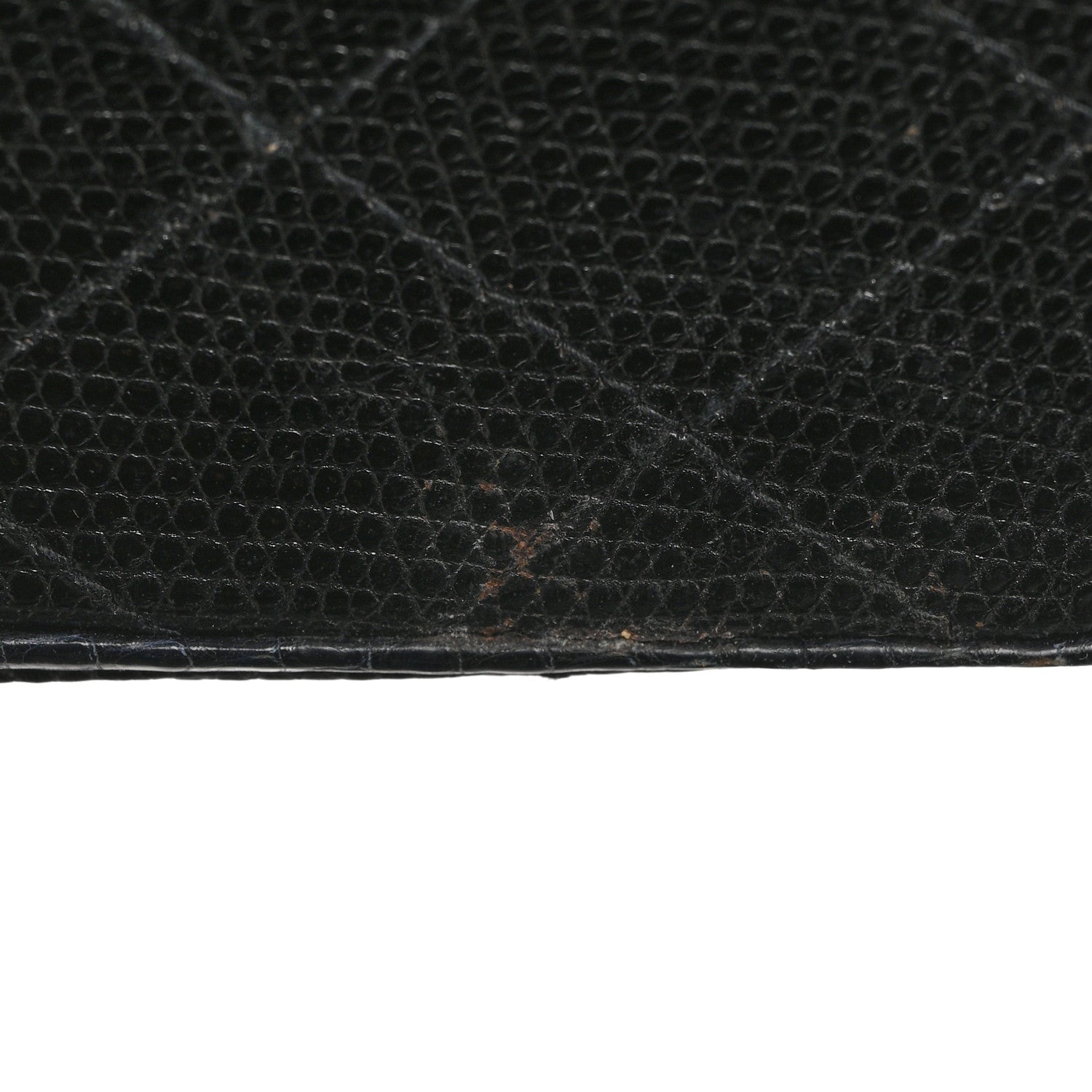 Chanel Lizard Quilted Small Single Flap Black 11 of 12