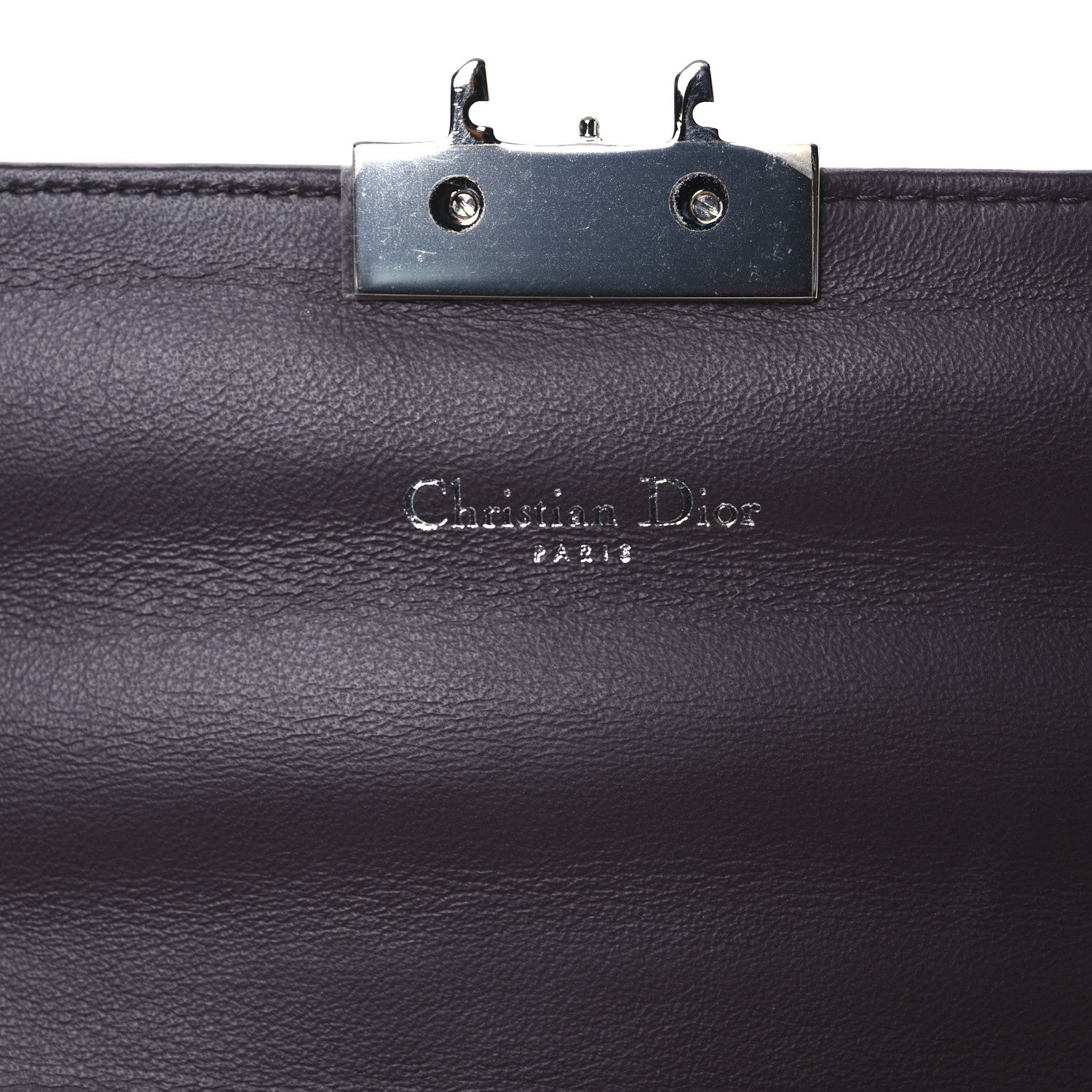 Christian Dior Metallic Box Patent Calfskin Miss Dior Promenade Pouch Red 6 of 14