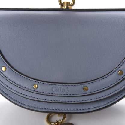 Chloe Calfskin Small Nile Bracelet Minaudiere Bag Street Blue 9 of 9