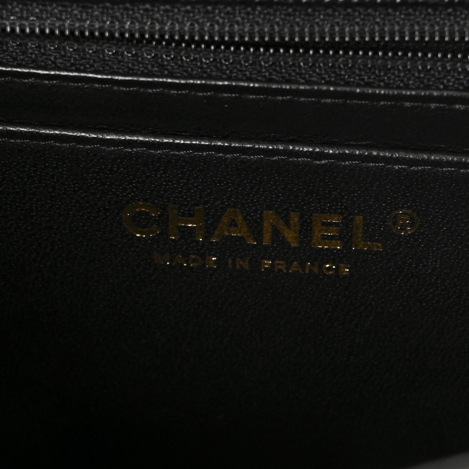 Chanel Caviar Chevron Quilted Mini Rectangular Flap Black 6 of 10