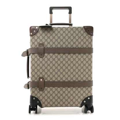 Gucci Supreme Monogram Globe-Trotter Carry-On Brown 1 of 12