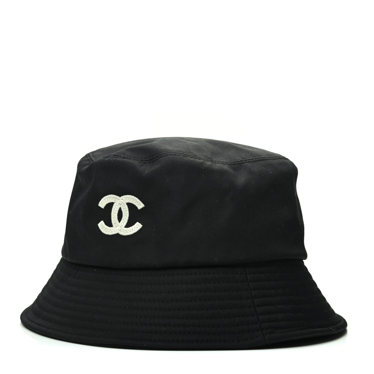 Chanel Cotton CC Bucket Hat S Black 1 of 5