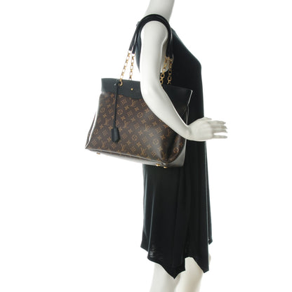 Louis Vuitton Monogram Pallas Shopper Black 2 of 7