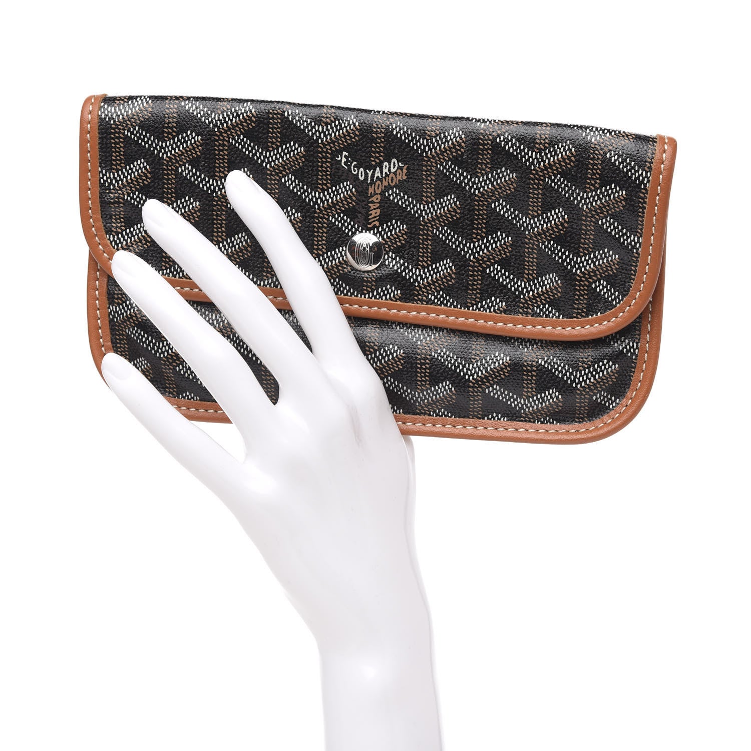 Goyard Goyardine Pouch Black Gold 2 of 6