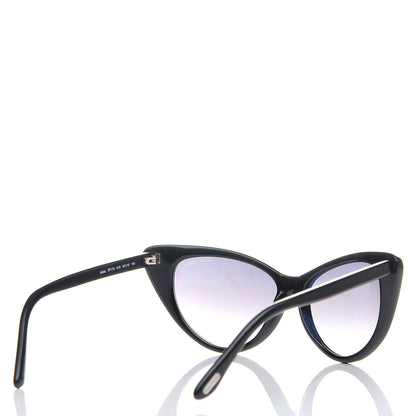 Tom Ford Acetate Nikita Cat Eye Sunglasses TF173 Black 4 of 15