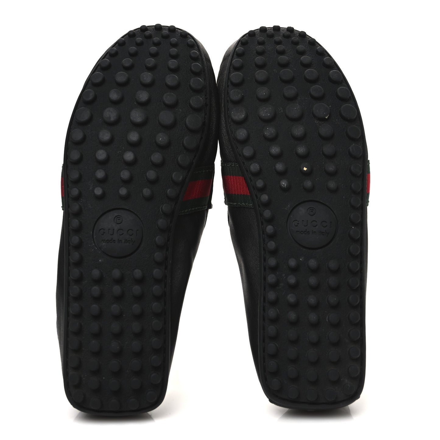 Nappa Web Mens Kanye Driver Loafers 8.5 Black