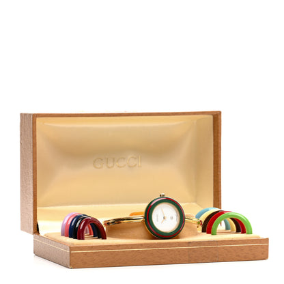 Gucci Stainless Steel 26mm Interchangeable Bezel Quartz Watch 6 of 6