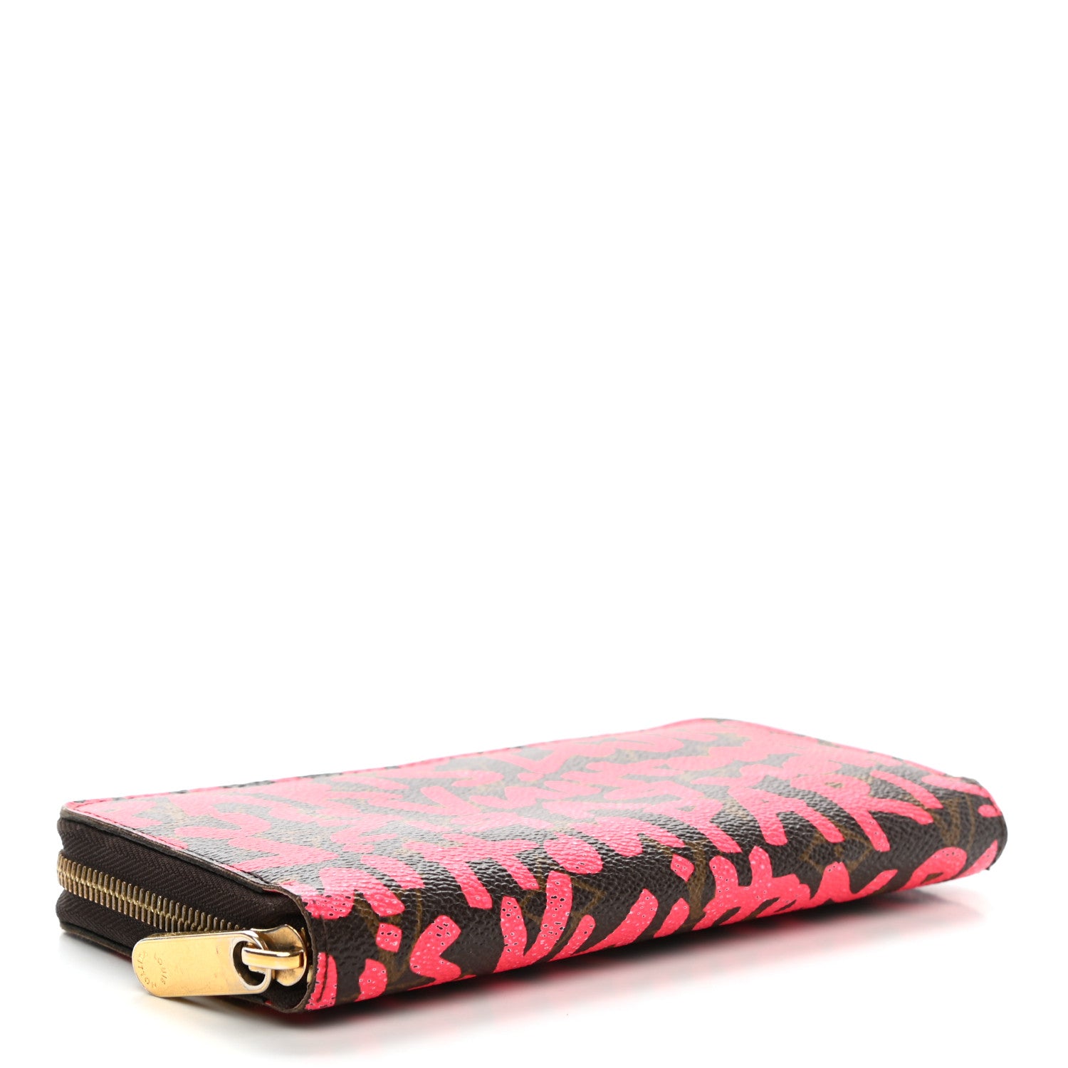 Louis Vuitton Monogram Graffiti Zippy Wallet Fuchsia 4 of 11