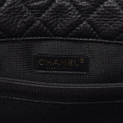 Chanel Calfskin Quilted XXL Travel Flap Bag Black 6 of 10