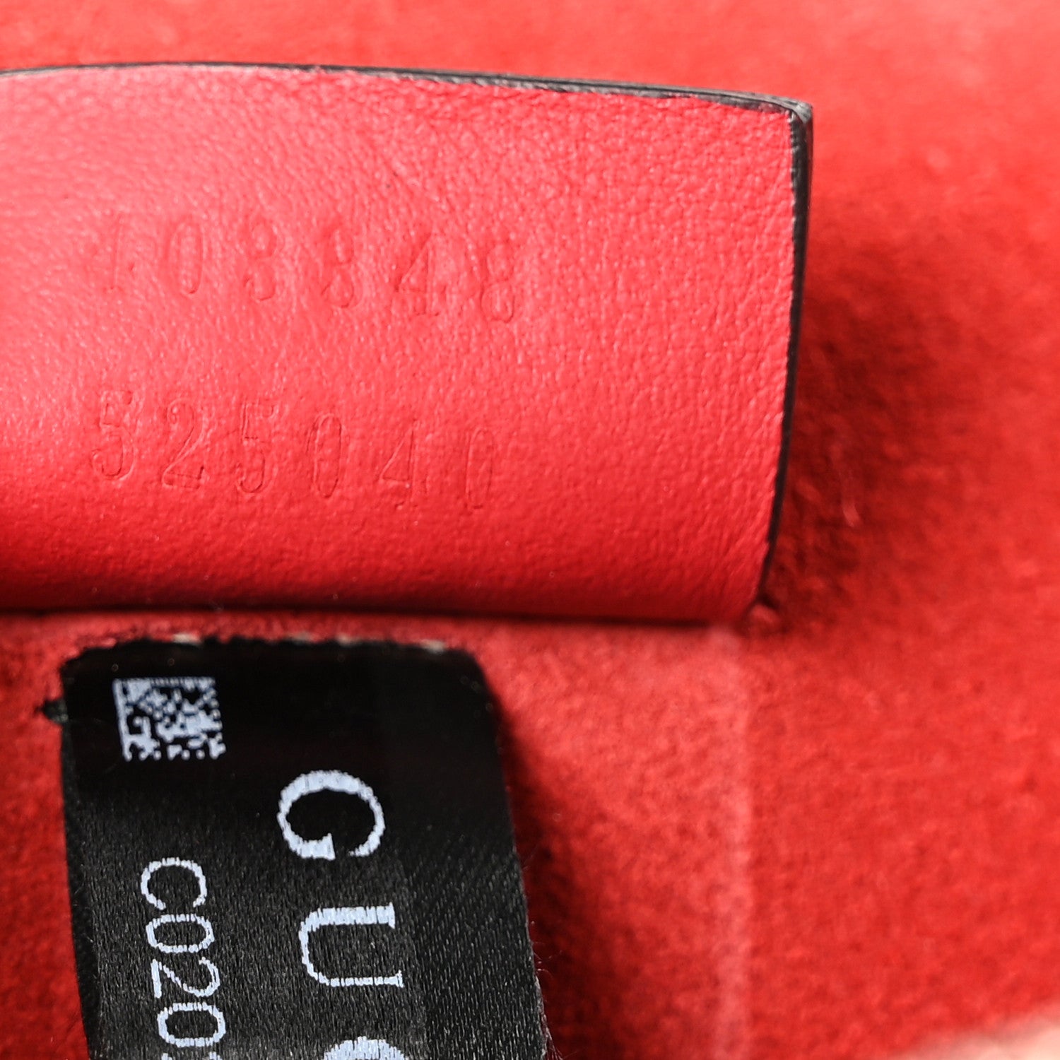 Gucci GG Supreme Monogram Suede Cudu Medium Dionysus Shoulder Bag Beige Ebony Vulcanic Red 7 of 11