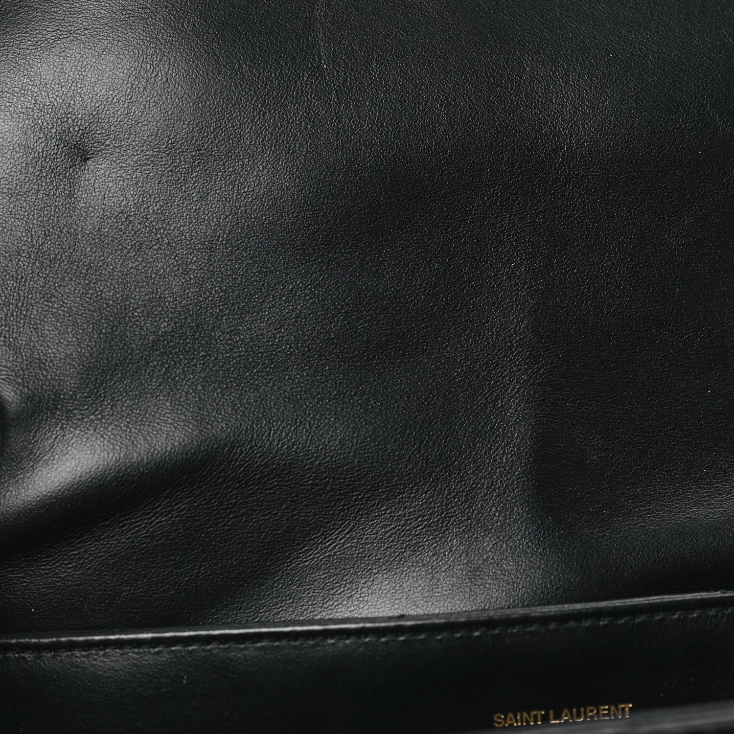 Saint Laurent Calfskin Y Quilted Monogram Large Loulou Chain Satchel Black 11 of 12