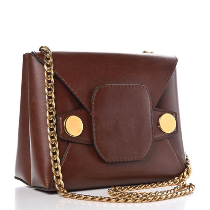 Stella McCartney Eco Alter Nappa Small Popper Shoulder Bag Cognac 3 of 9