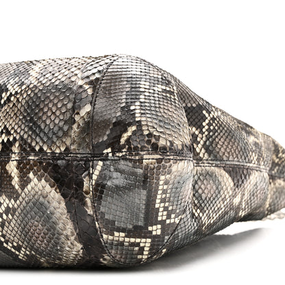 Gucci Python Medium Soho Chain Hobo Beige 10 of 10