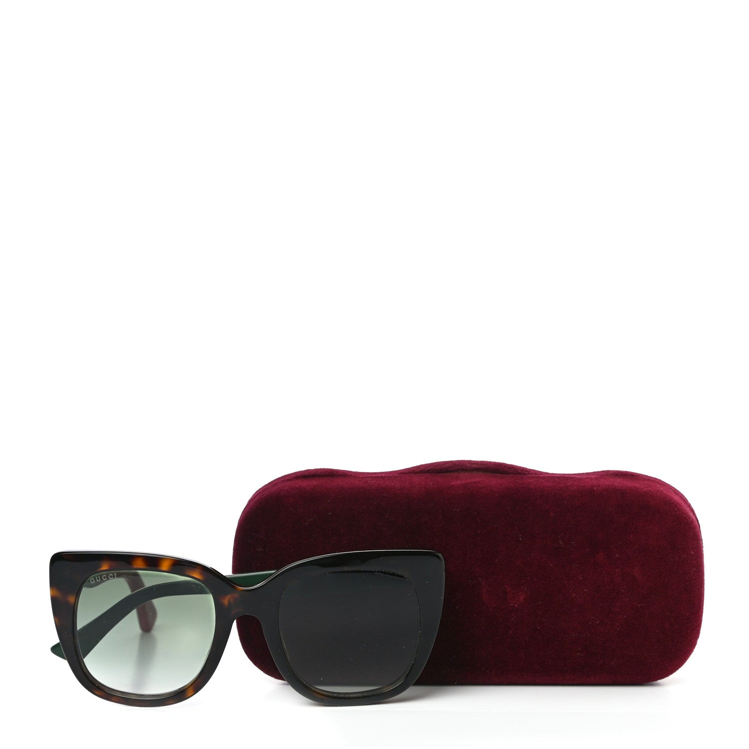 Gucci Cat Eye GG0163S Sunglasses Tortoise 7 of 7