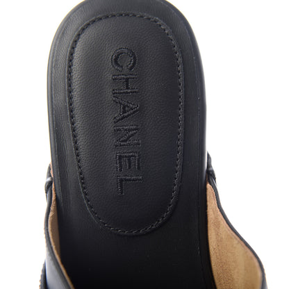 Chanel Calfskin CC Turn Lock Clogs 40 Black 9 of 10