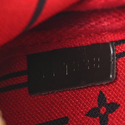 Louis Vuitton Damier Ebene Complice Trunks and Bags Mini Pochette Accessories Red 7 of 12