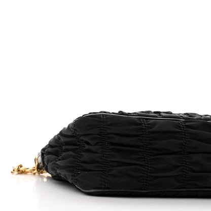 Prada Tessuto Nylon Gaufre Crossbody Bag Black 8 of 10