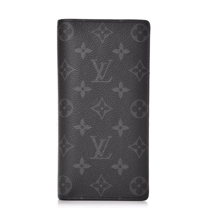 Louis Vuitton Monogram Eclipse Brazza Wallet 1 of 7