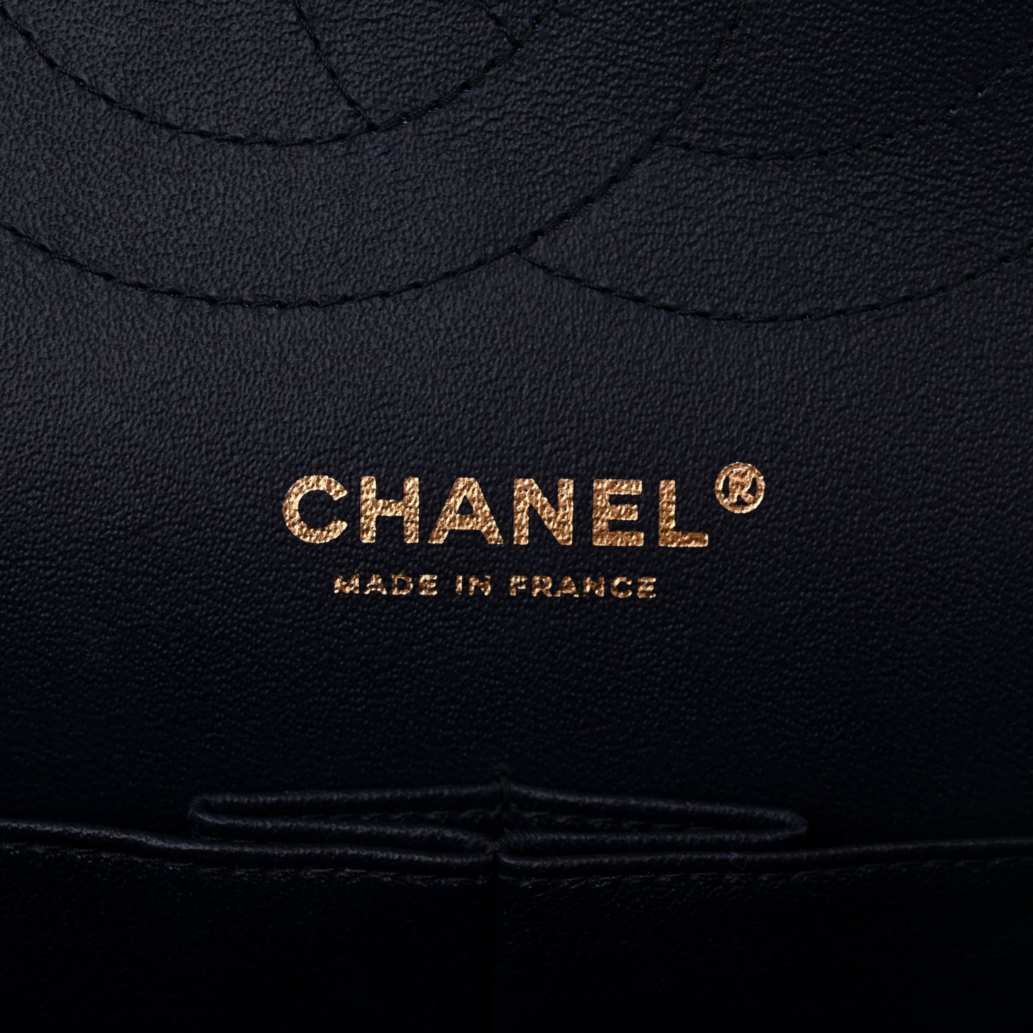 Chanel Caviar Quilted Jumbo Double Flap Navy Blue 6 of 12