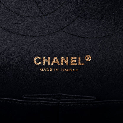 Chanel Caviar Quilted Jumbo Double Flap Navy Blue 6 of 12