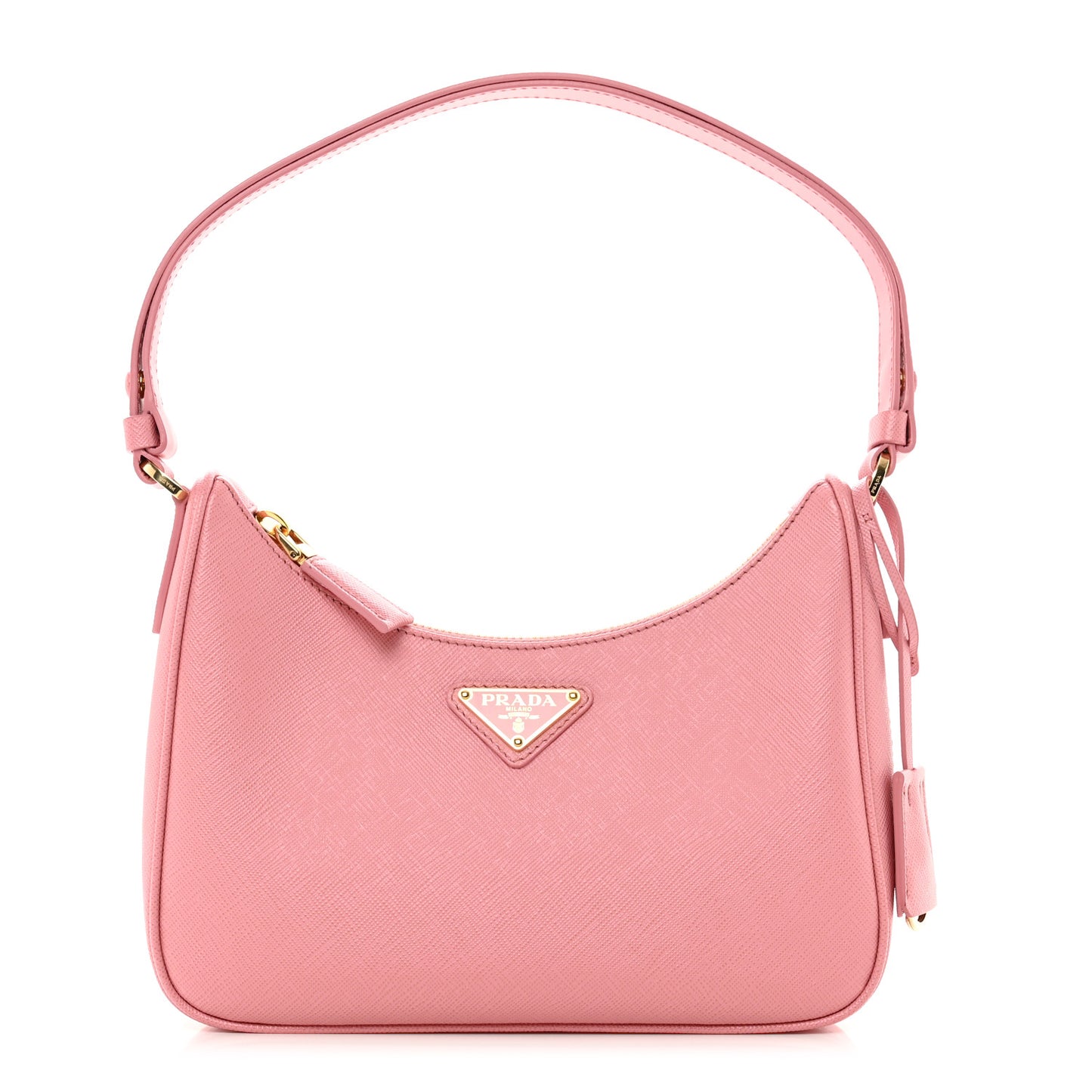 Saffiano Lux Mini Re-Edition Shoulder Bag Petalo