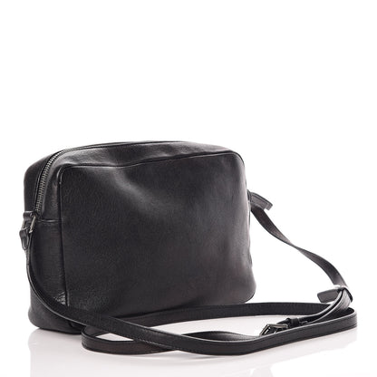 Saint Laurent Lambskin Monogram Small Lou Camera Bag Black 4 of 13