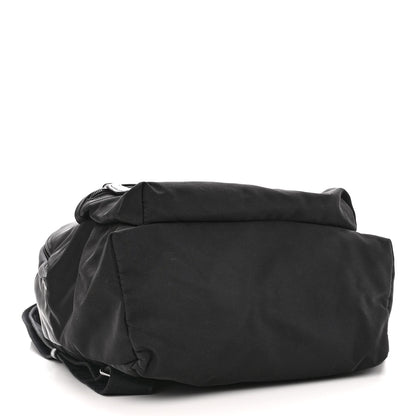 Stella McCartney Nylon Falabella Logo Go Backpack Black White 3 of 8