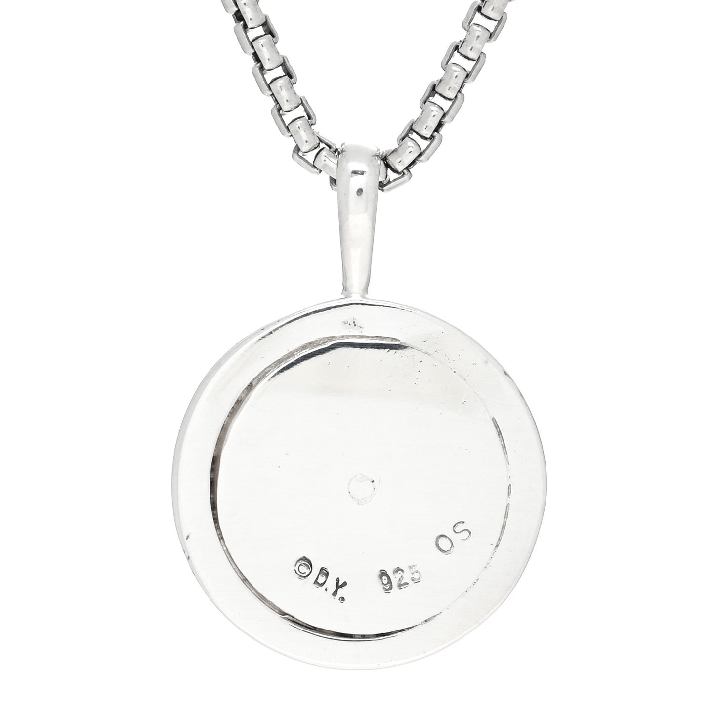 Sterling Silver Pink Sapphire Heart Amulet Pendant Necklace
