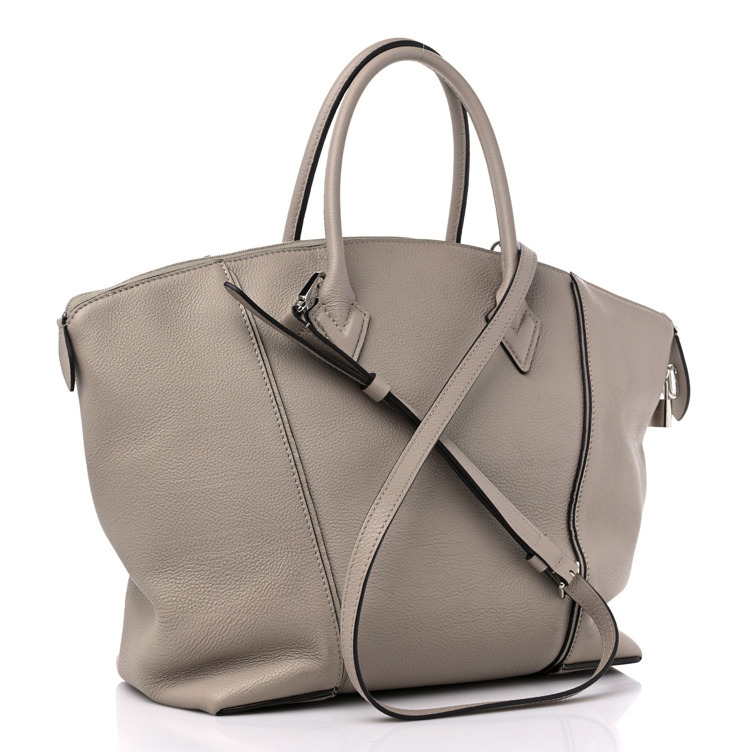 Louis Vuitton Veau Cachemire Soft Lockit MM Galet 3 of 12