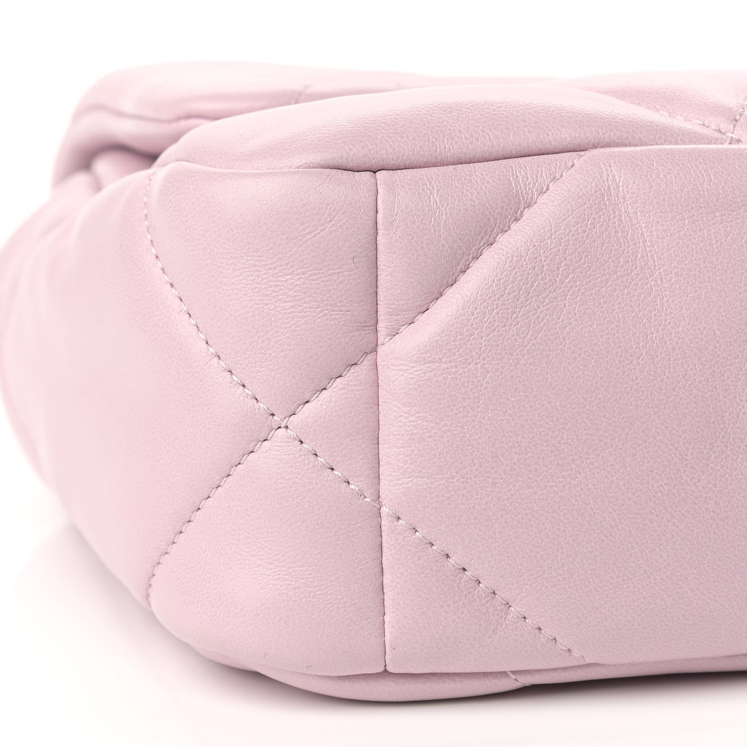 Chanel Lambskin Quilted Medium Chanel 19 Flap Light Pink 8 of 9