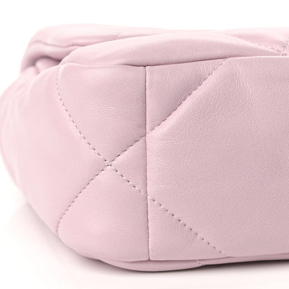 Chanel Lambskin Quilted Medium Chanel 19 Flap Light Pink 8 of 9