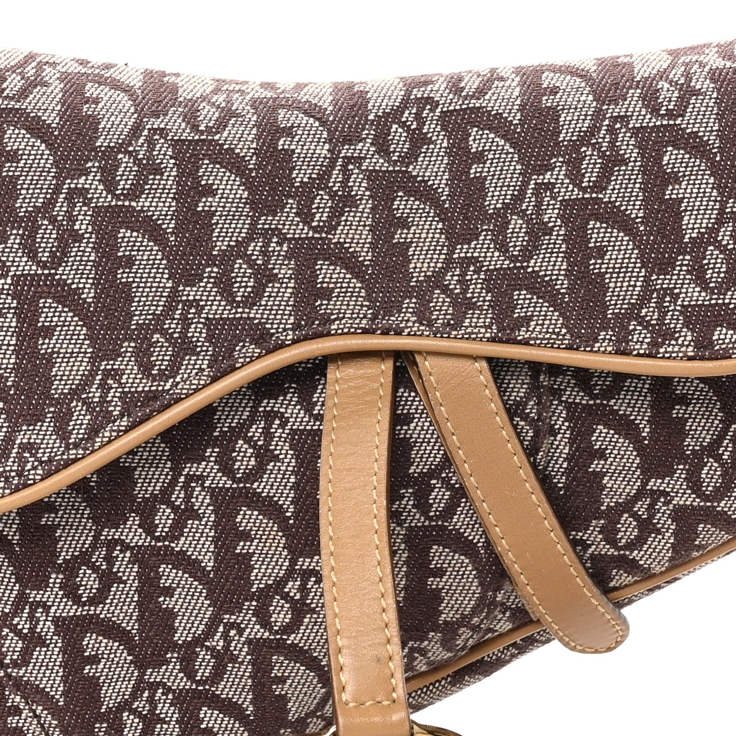 Monogram Saddle Bag Brown
