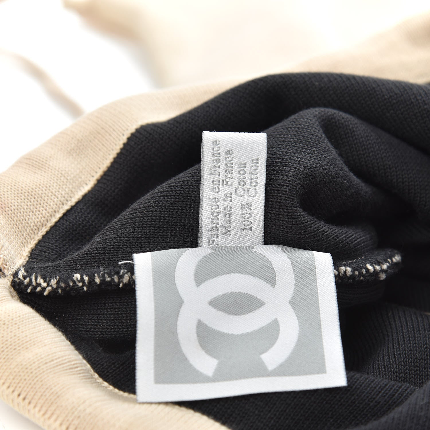 Chanel Cotton CC Drawstring Sport Line Backpack Cream 5 of 8