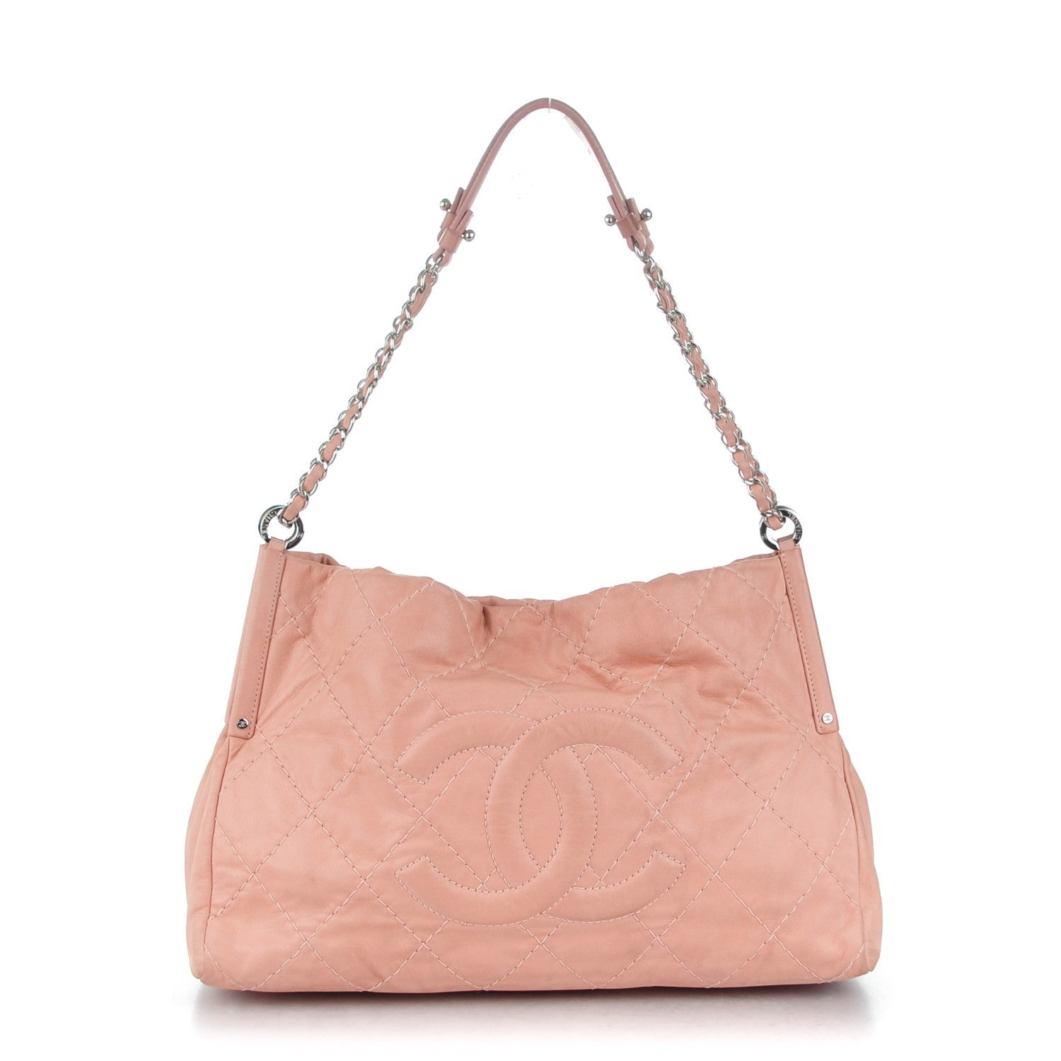 Chanel Iridescent Calfskin Small Sea Hit Tote Pink 1 of 11