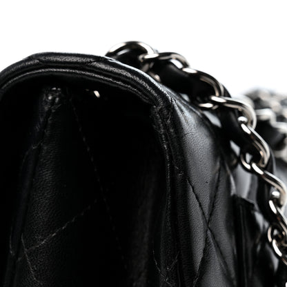 Chanel Lambskin Quilted Jumbo Single Flap Black 14 of 14
